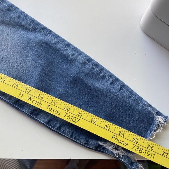 Mavi Tess Faux Pearl High Rise Super Skinny Jeans, Size 27 - Picture 7 of 9